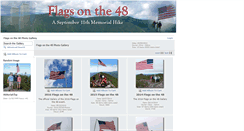 Desktop Screenshot of gallery48.flagsonthe48.org