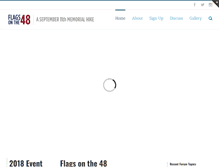 Tablet Screenshot of flagsonthe48.org